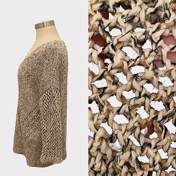 J Jill open weave sweater - Picture 2 of 4